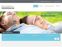 Tablet Screenshot of drlorengrossman.com